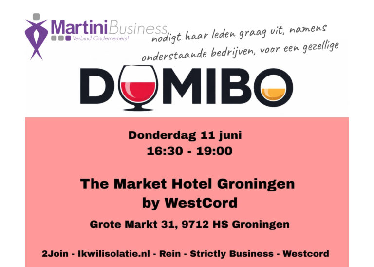 DOMIBO - 🥂Borrel & Business in hartje Groningen
